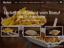 Tablet Screenshot of marthas-stuttgart.de